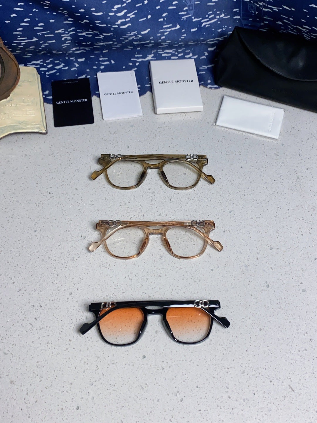 Gentle Monster ZEN Fashion Blue Lens Sunglasses for Men & Women - detail image 11