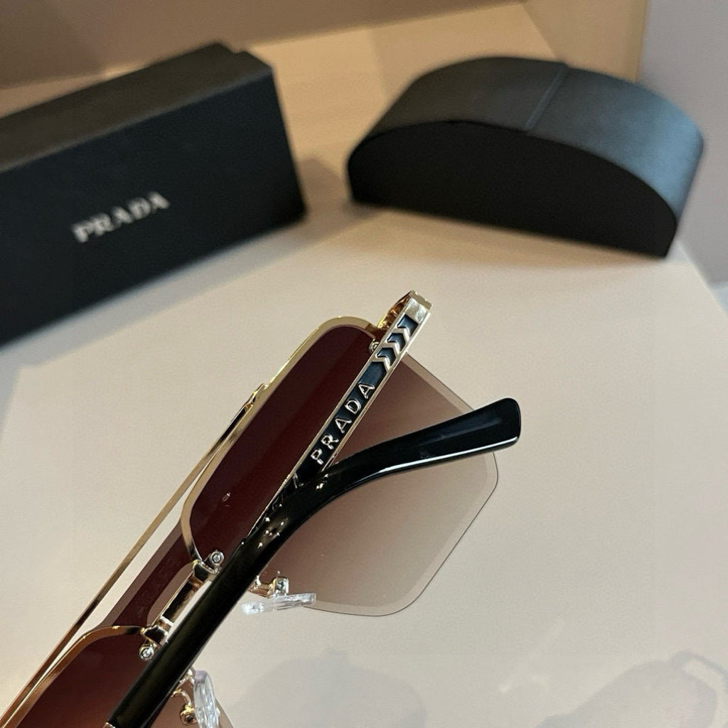 Prada Polarized Fashion Brown Lens Sunglasses for Men - 398905 - detail image 8