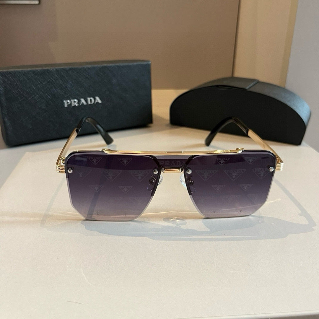 Prada Polarized Fashion Gold Lens Sunglasses for Men - 398906 - detail image 2