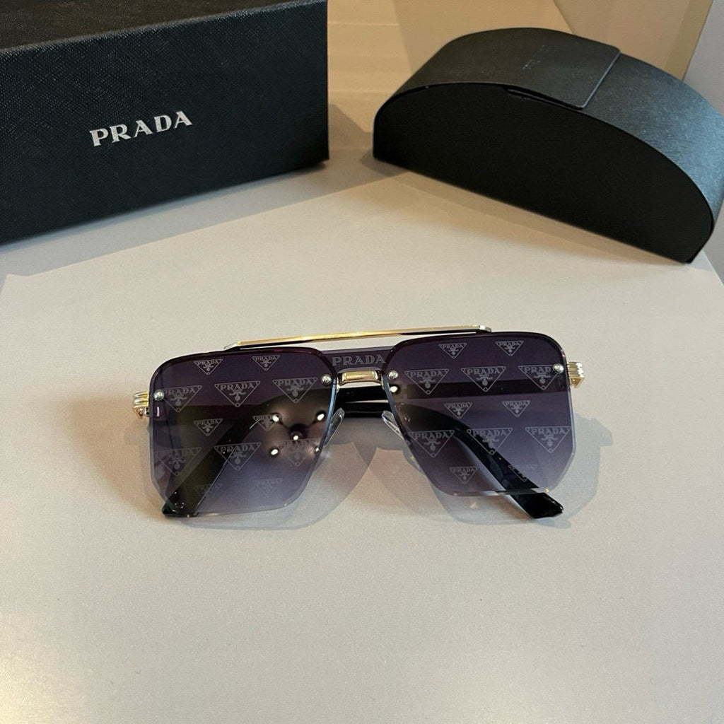 Prada Polarized Fashion Gold Lens Sunglasses for Men - 398906 - detail image 5