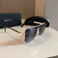 Prada Polarized Fashion Gold Lens Sunglasses for Men - 432077