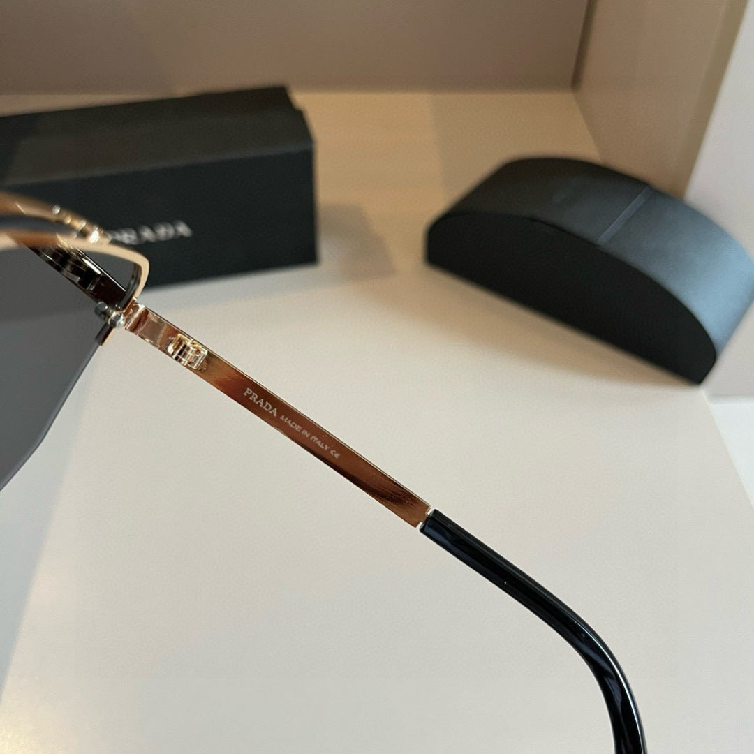 Prada Polarized Fashion Gold Lens Sunglasses for Men - 398907 - detail image 8
