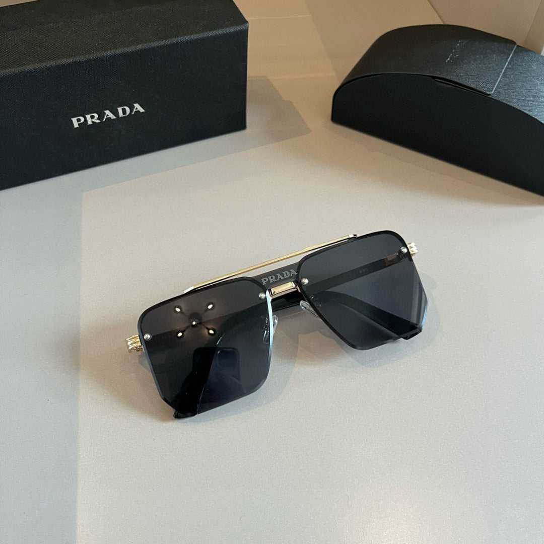 Prada Polarized Fashion Gold Lens Sunglasses for Men - 398907 - detail image 7