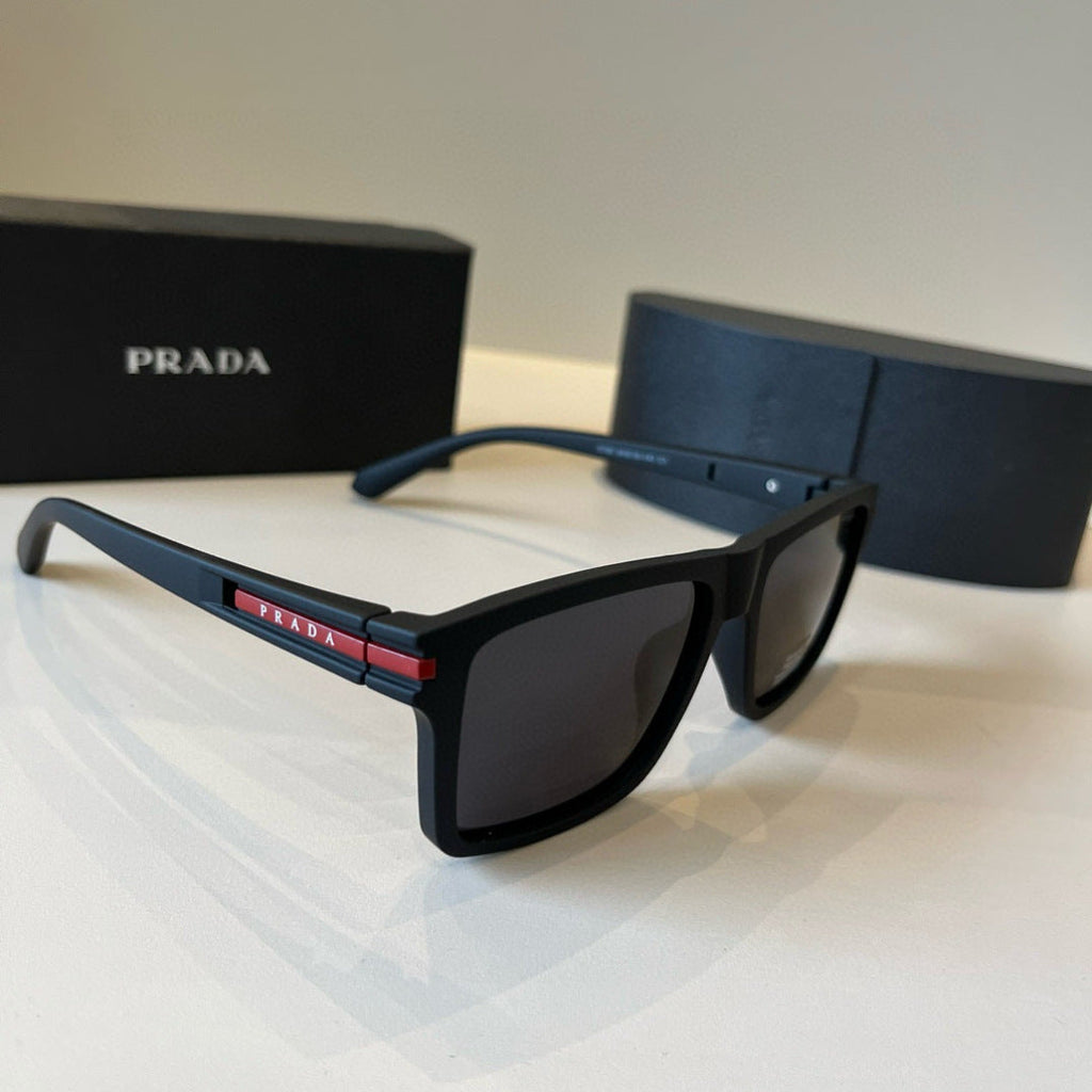 Prada Fashion Black Lens Sunglasses for Men & Women - 382704