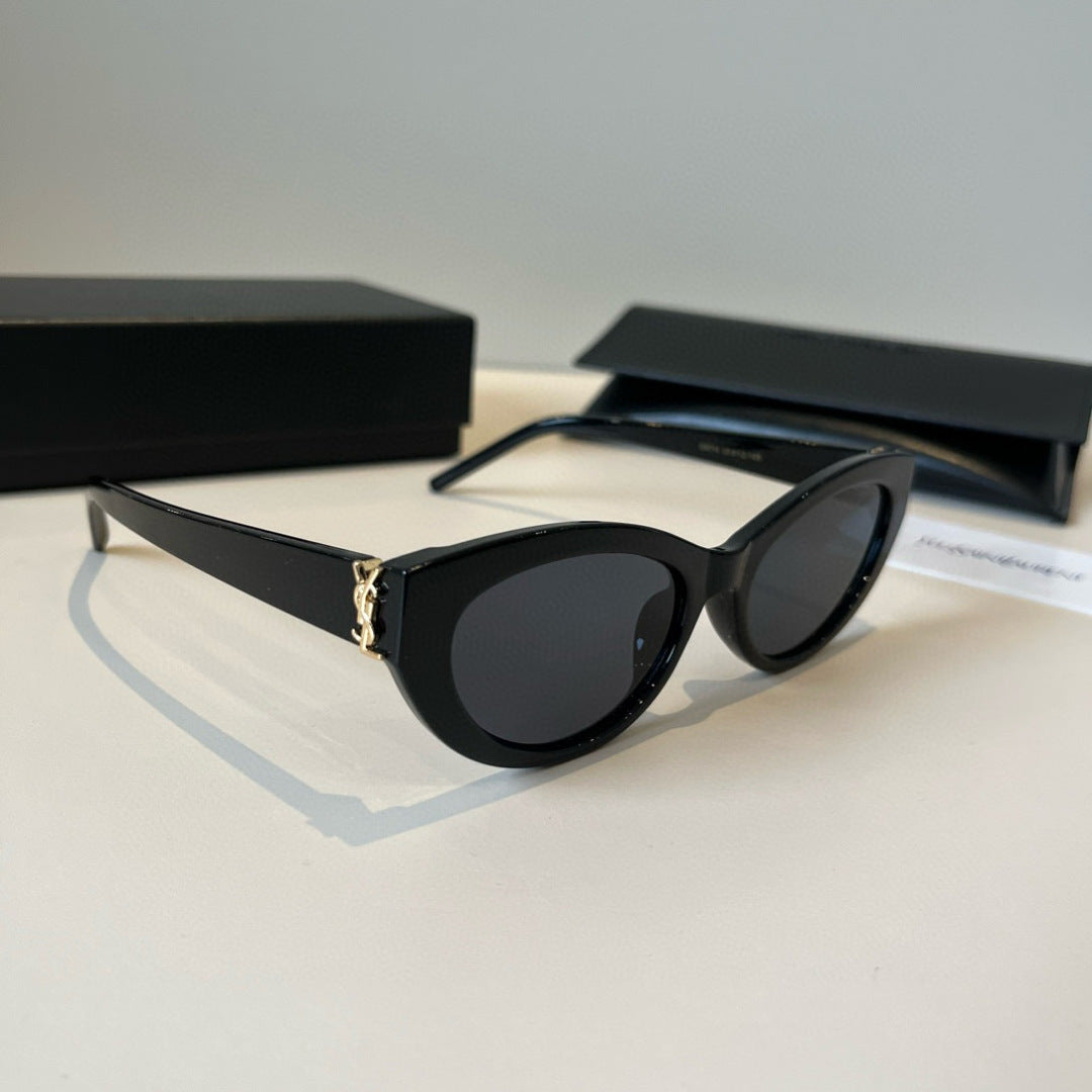 Saint Laurent Fashion Black Lens Sunglasses for Men & Women - 371985
