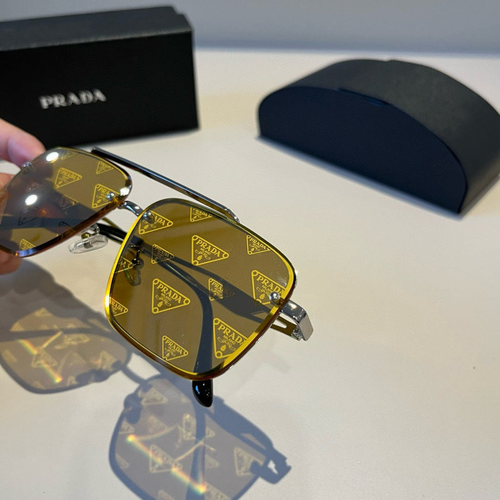 Prada Polarized Fashion Brown Lens Sunglasses for Men - 449412 - detail image 5