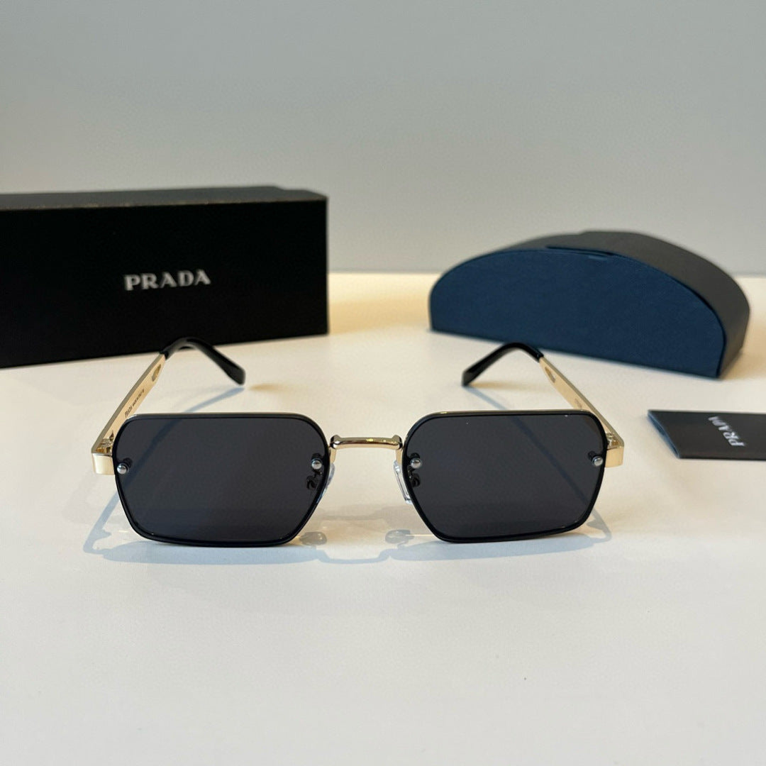 Prada Polarized Fashion Silver Lens Sunglasses for Men - 449414 - detail image 2