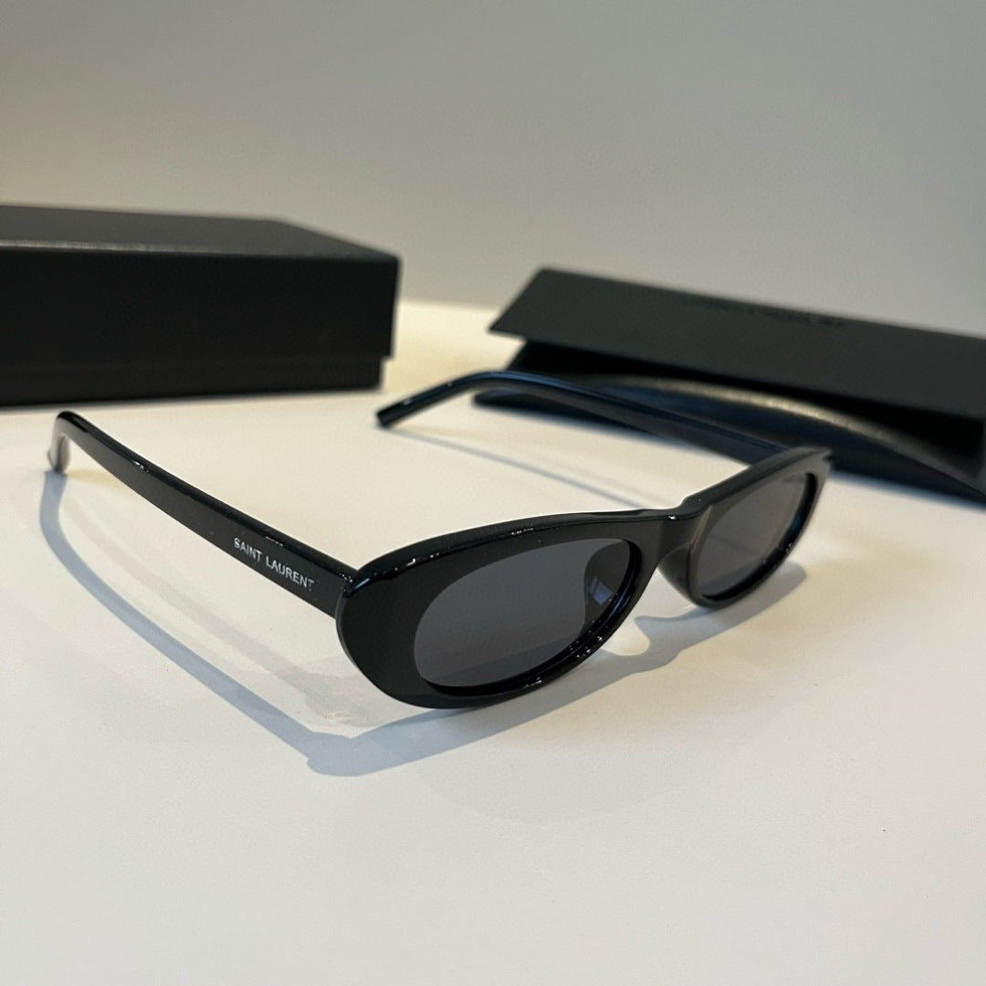 Saint Laurent Cat-Eye Blue Lens Sunglasses for Men & Women - 449207
