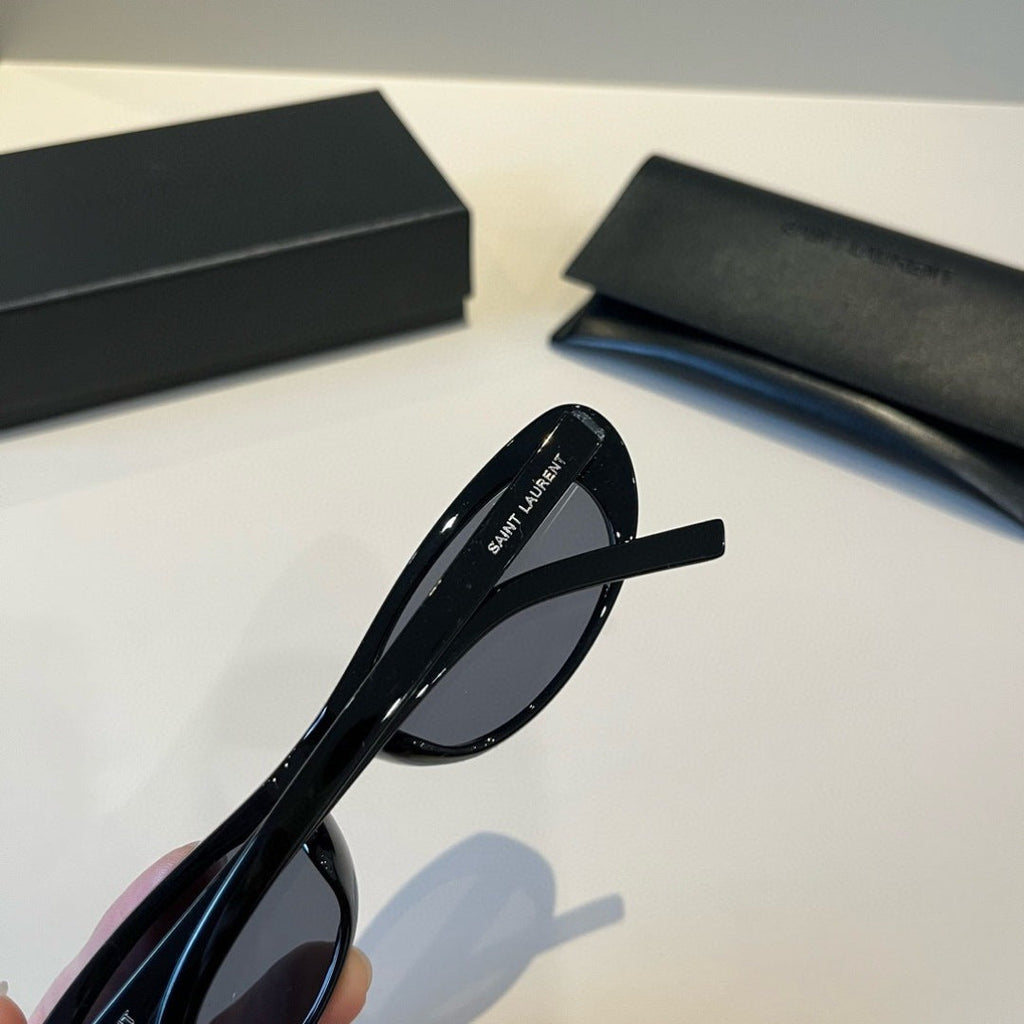 Saint Laurent Cat-Eye Blue Lens Sunglasses for Men & Women - 415573 - detail image 5