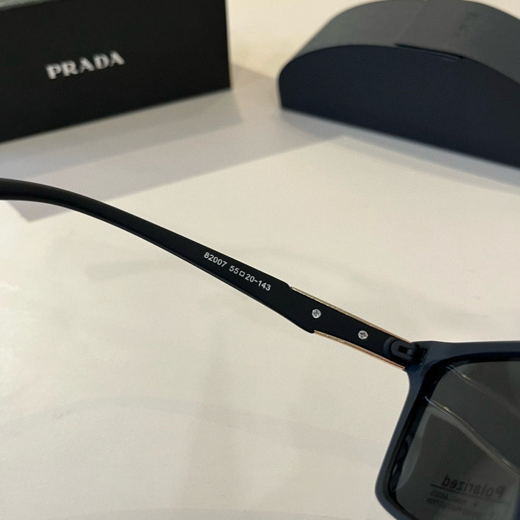 Prada Polarized Fashion Black Lens Sunglasses for Men - 449348 - detail image 9