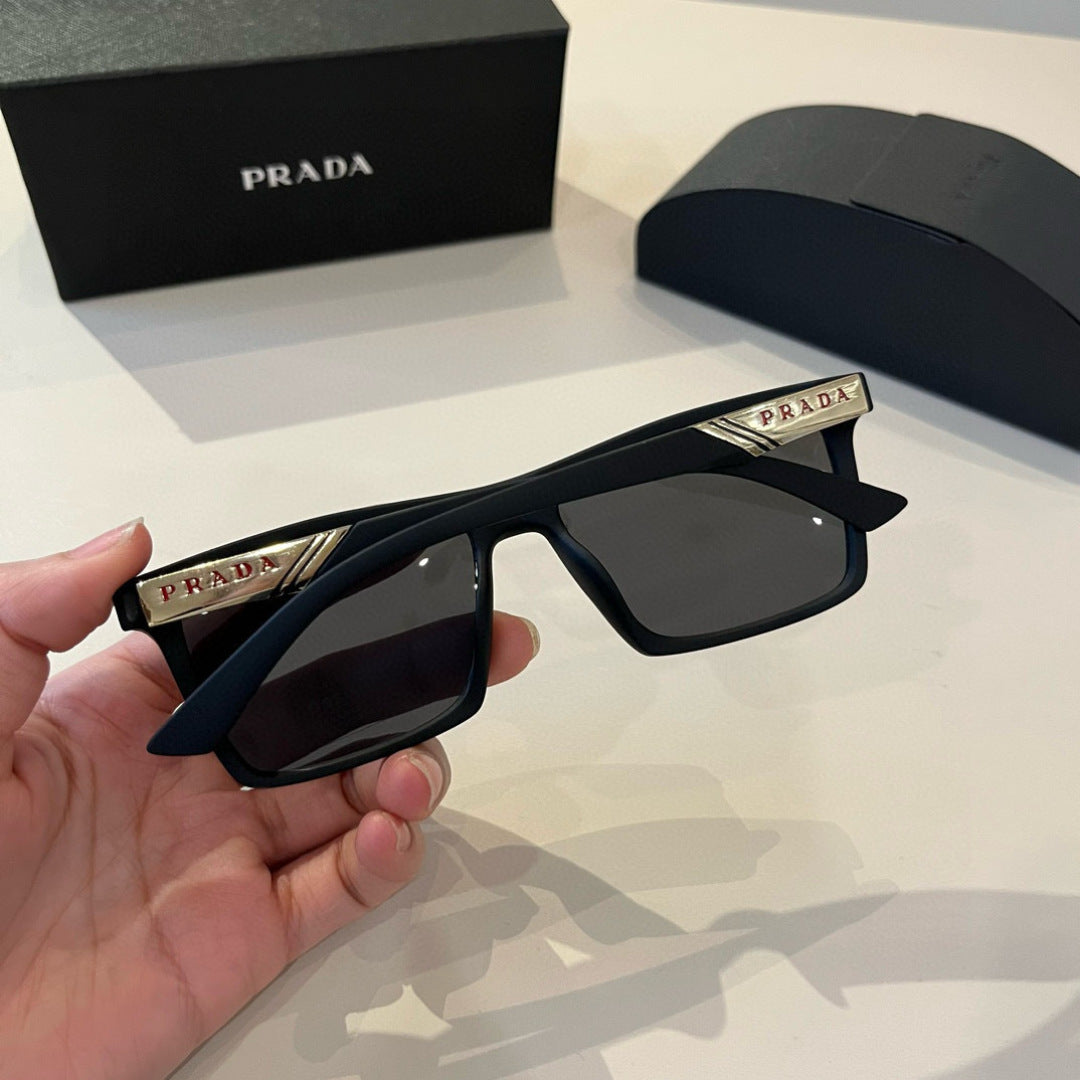 Prada Polarized Fashion Black Lens Sunglasses for Men - 449348 - detail image 6