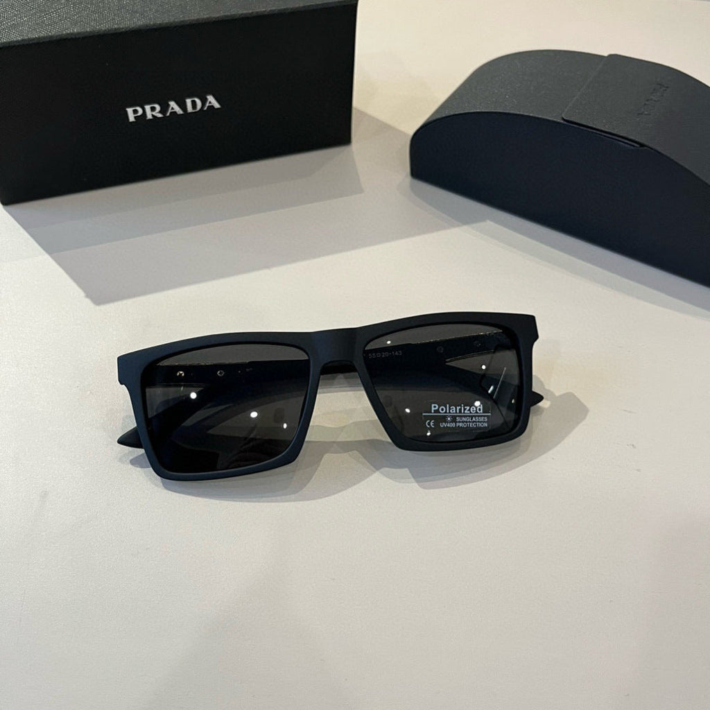 Prada Polarized Fashion Black Lens Sunglasses for Men - 449348 - detail image 5