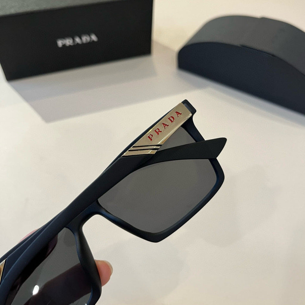 Prada Polarized Fashion Black Lens Sunglasses for Men - 449348 - detail image 7