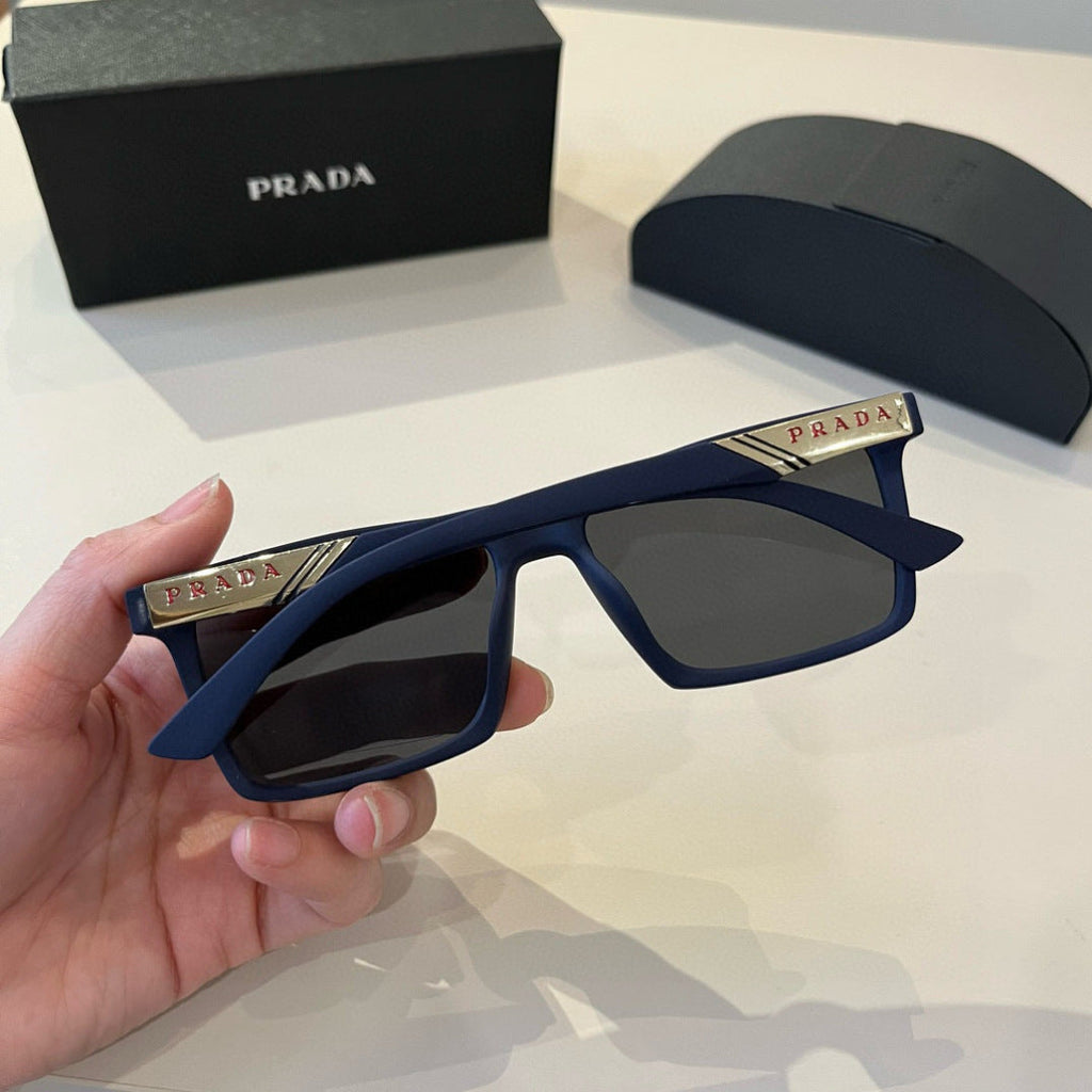Prada Polarized Fashion Black Lens Sunglasses for Men - 449349 - detail image 8