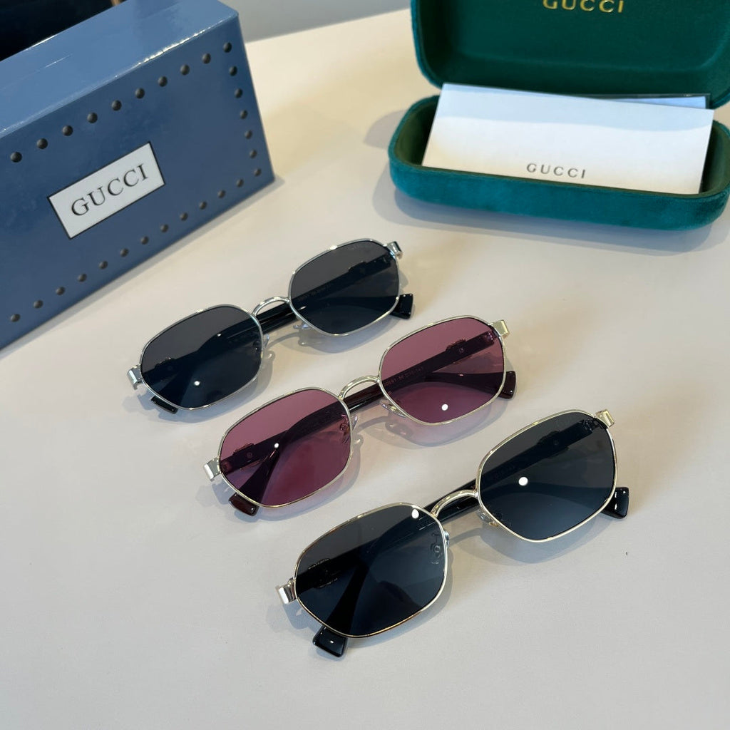 Gucci Polarized Fashion Silver Lens Sunglasses for Men - 866938 - detail image 12