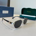 Gucci Polarized Fashion Silver Lens Sunglasses for Men - 866938