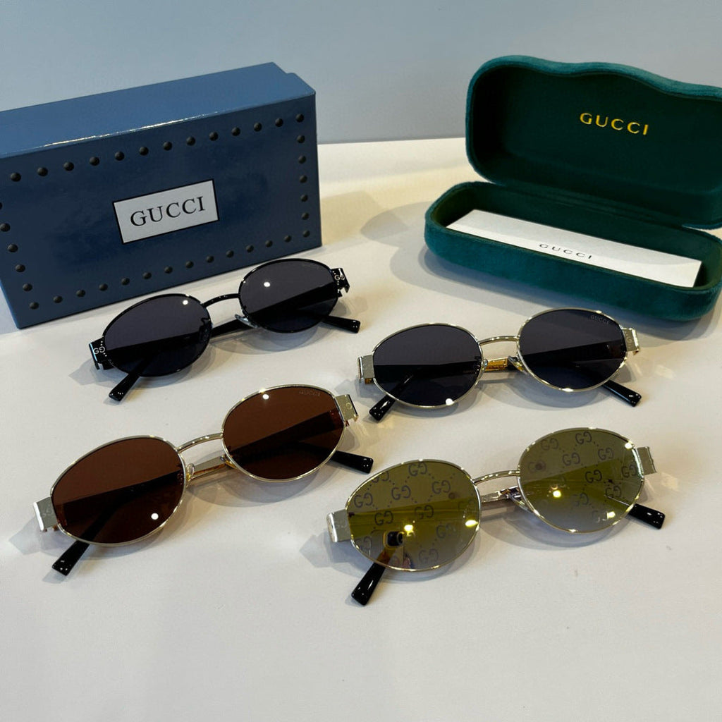Gucci Oversized Silver Lens Sunglasses for Women - 997674 - detail image 10