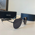 Prada Polarized Fashion Black Lens Sunglasses for Men - 382709
