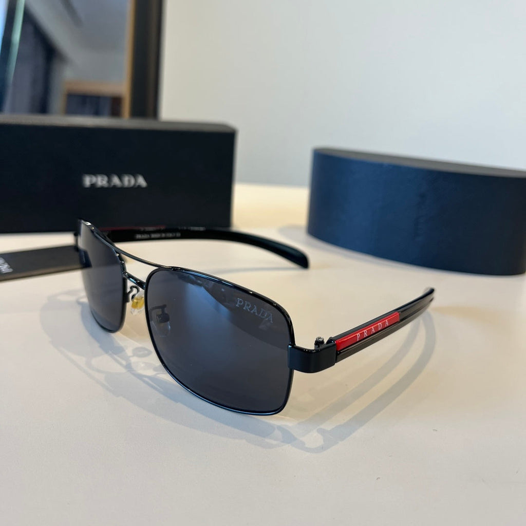 Prada Fashion Black Lens Sunglasses for Men & Women - 398962 - detail image 3