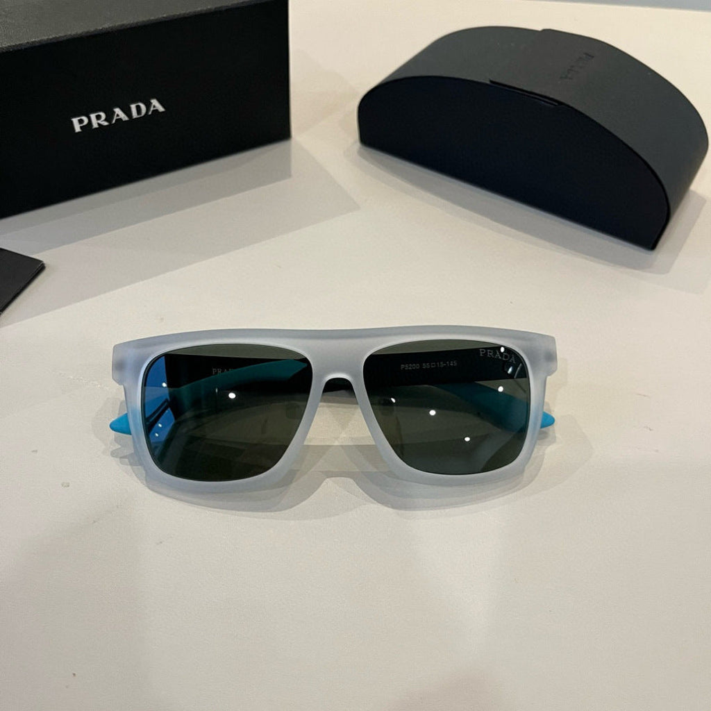 Prada Polarized Fashion Silver Lens Sunglasses for Men - 432066 - detail image 11