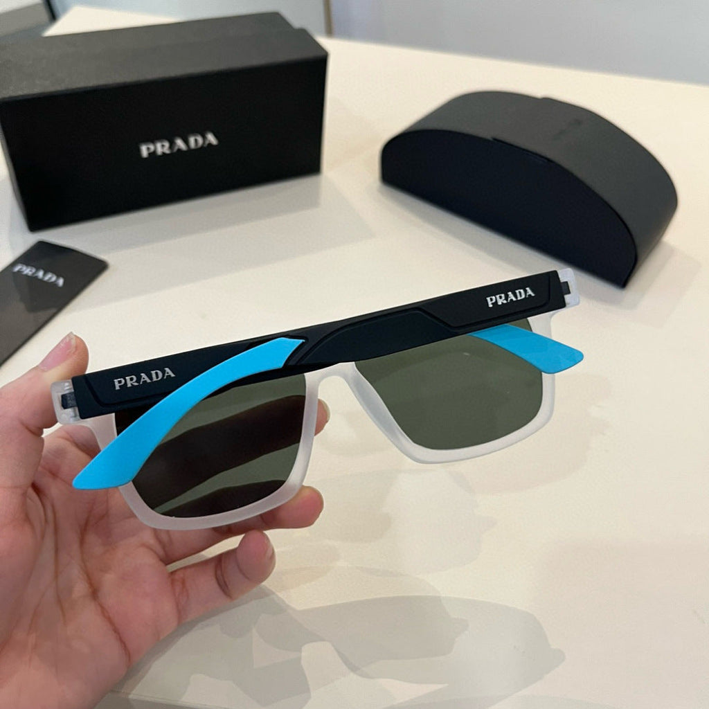 Prada Polarized Fashion Silver Lens Sunglasses for Men - 465566 - detail image 7