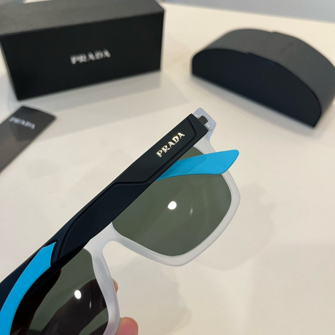 Prada Polarized Fashion Silver Lens Sunglasses for Men - 432066 - detail image 8