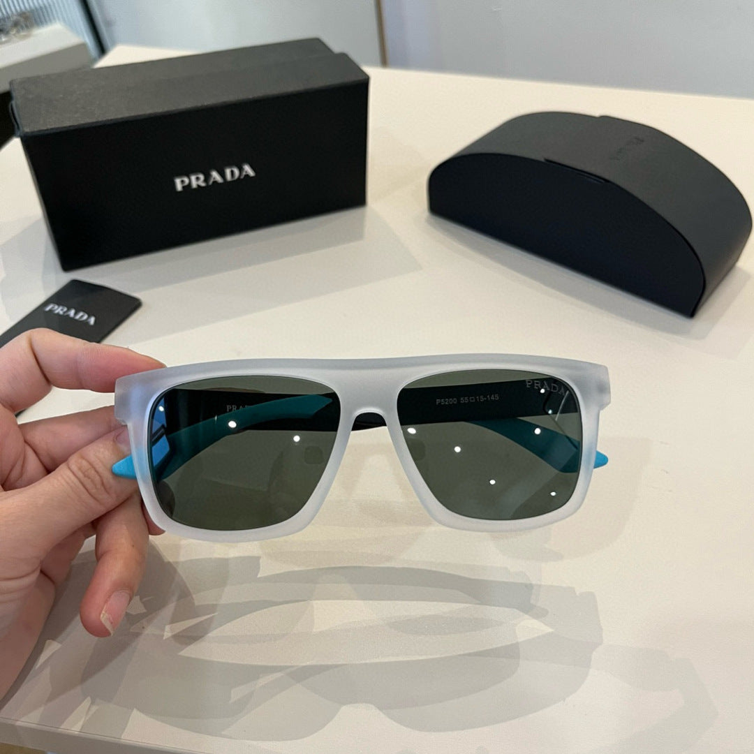 Prada Polarized Fashion Silver Lens Sunglasses for Men - 432066 - detail image 5