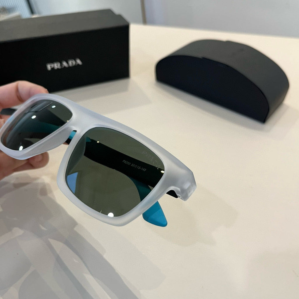 Prada Polarized Fashion Silver Lens Sunglasses for Men - 465566 - detail image 6