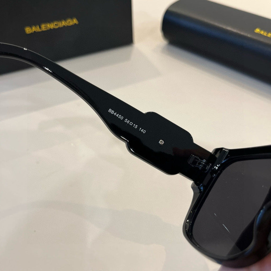 Balenciaga Rectangular Black Lens Sunglasses for Men & Women - 466043 - detail image 9