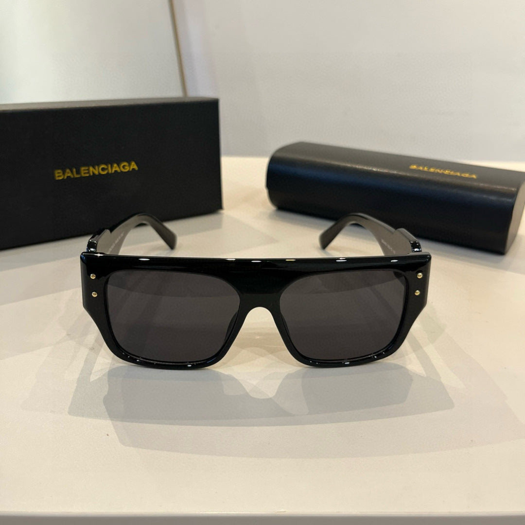 Balenciaga Rectangular Black Lens Sunglasses for Men & Women - 358643 - detail image 2