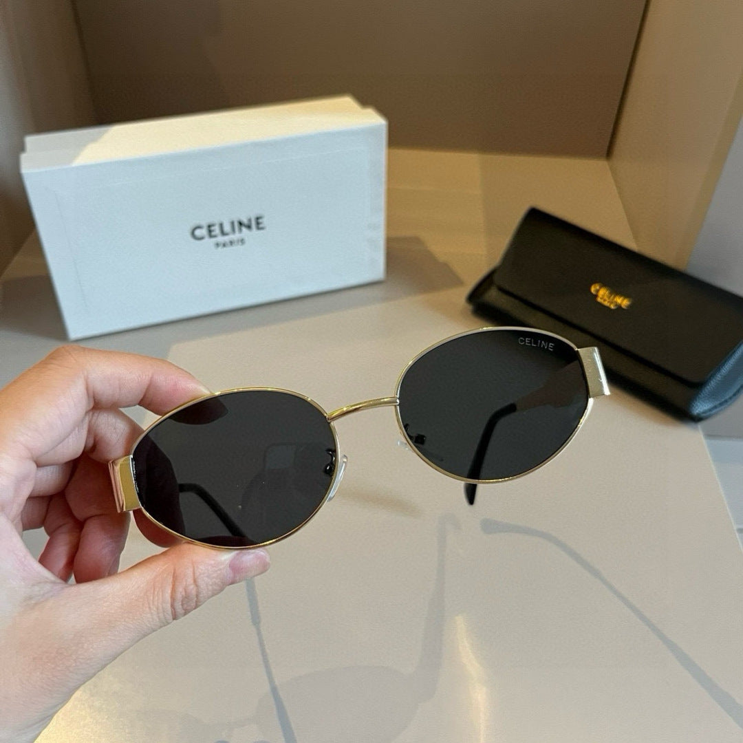 Celine Cat-Eye Gold Lens Sunglasses for Men & Women - 486991 - detail image 9