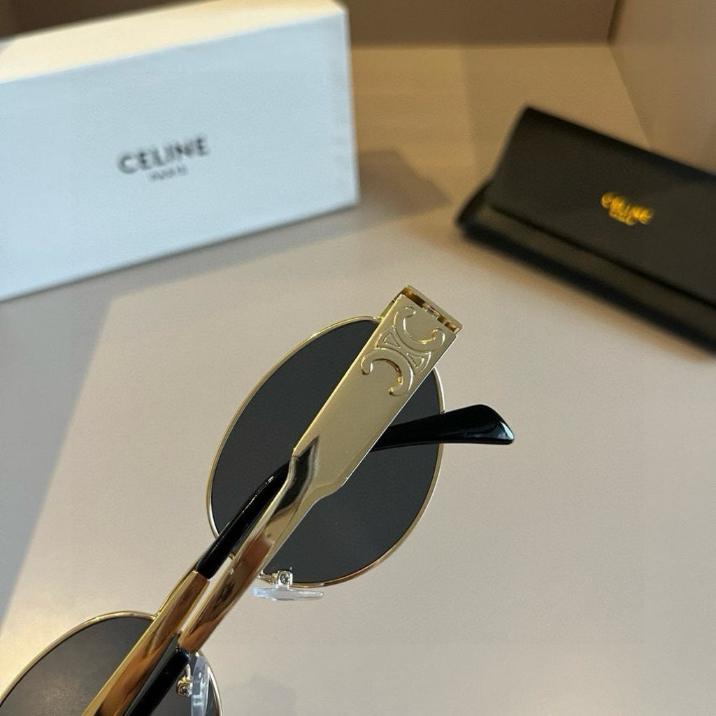 Celine Cat-Eye Gold Lens Sunglasses for Men & Women - 486953 - detail image 6
