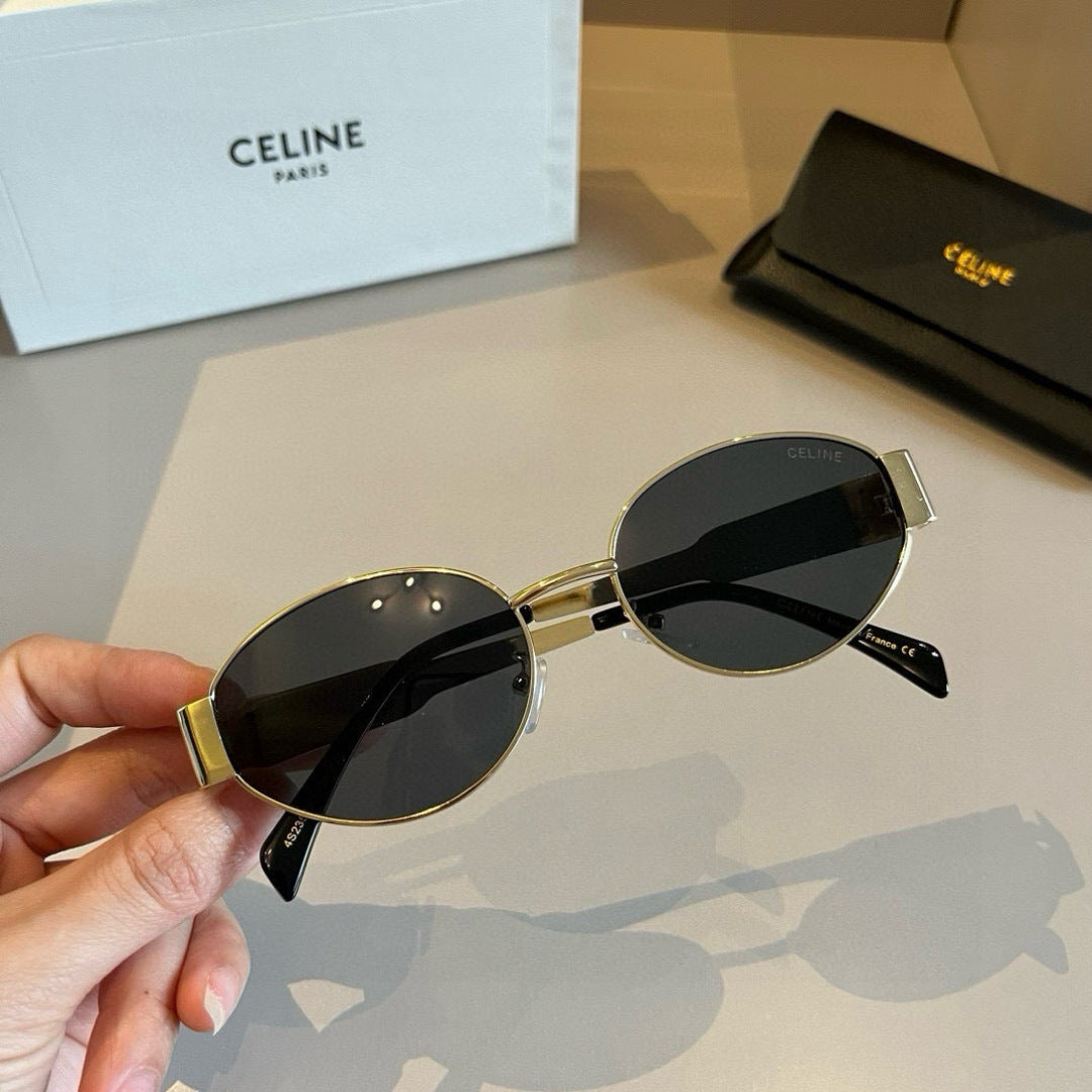 Celine Cat-Eye Gold Lens Sunglasses for Men & Women - 415630 - detail image 4