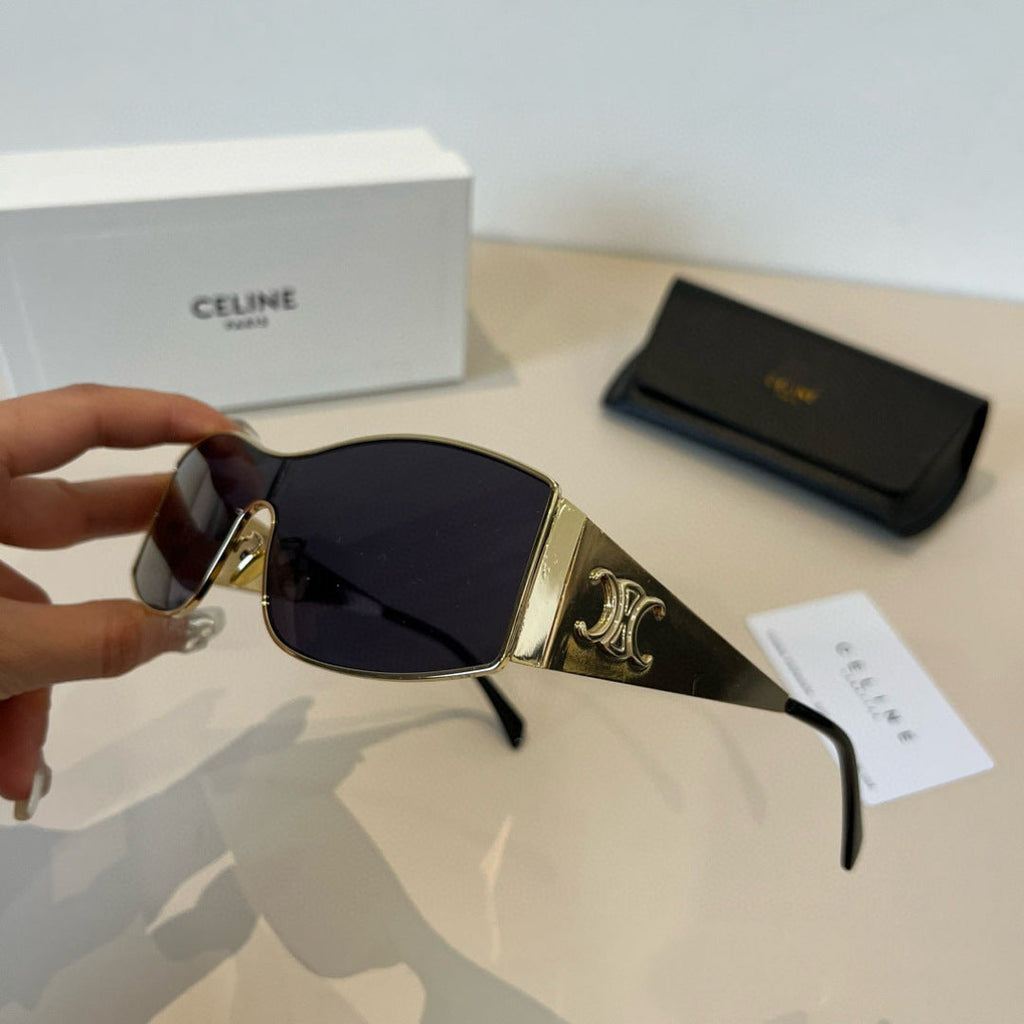 Celine Metal Fashion Silver Lens Sunglasses for Men & Women - 431979 - detail image 4