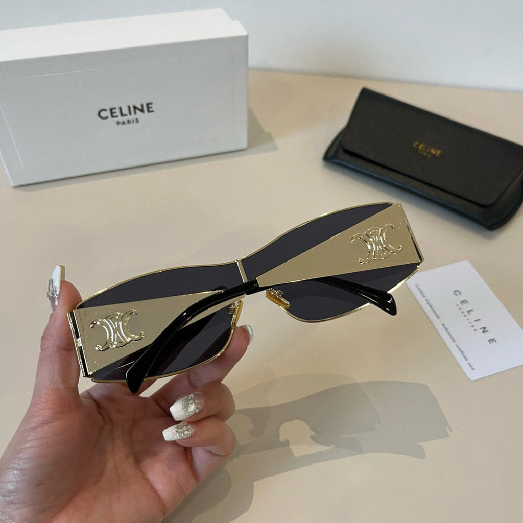 Celine Metal Fashion Silver Lens Sunglasses for Men & Women - 431979 - detail image 8