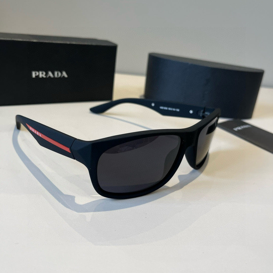 Prada Fashion Black Lens Sunglasses for Men & Women - 487124