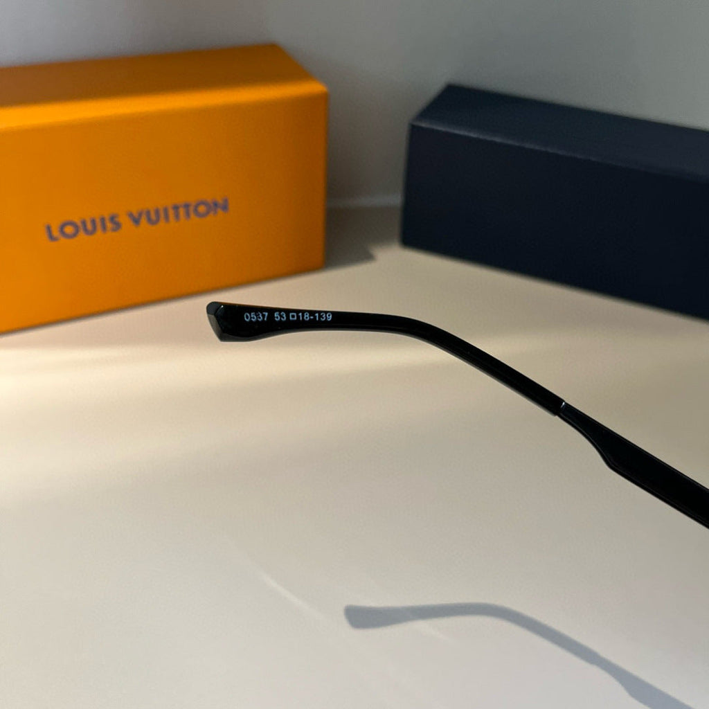 Louis Vuitton Metal Aviator Gold Lens Sunglasses for Men & Women - 448676 - detail image 9