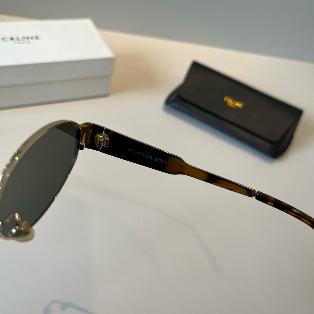 Celine Cat-Eye Brown Lens Sunglasses for Men & Women - 998069 - detail image 7