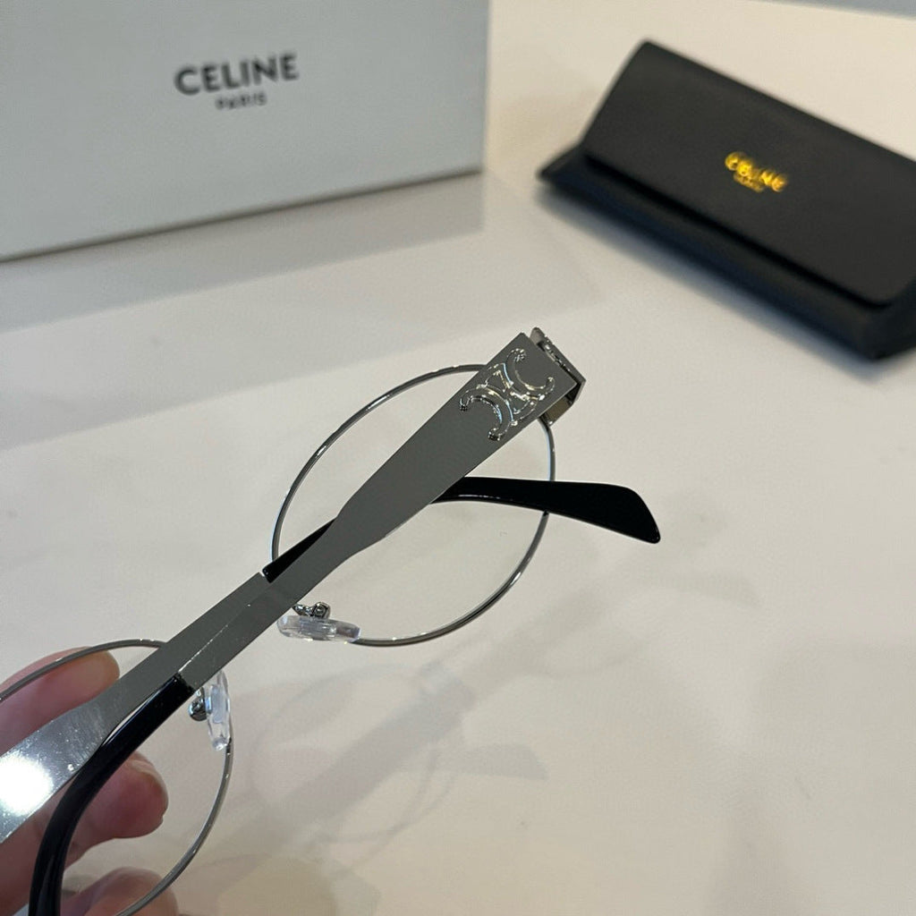 Celine Cat-Eye Silver Lens Sunglasses for Men & Women - 998071 - detail image 7