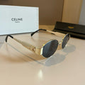 Celine Cat-Eye Gold Lens Sunglasses for Men & Women - 998072