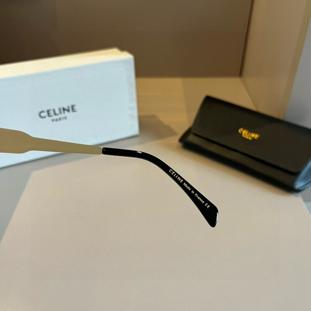 Celine Cat-Eye Gold Lens Sunglasses for Men & Women - 358309 - detail image 7