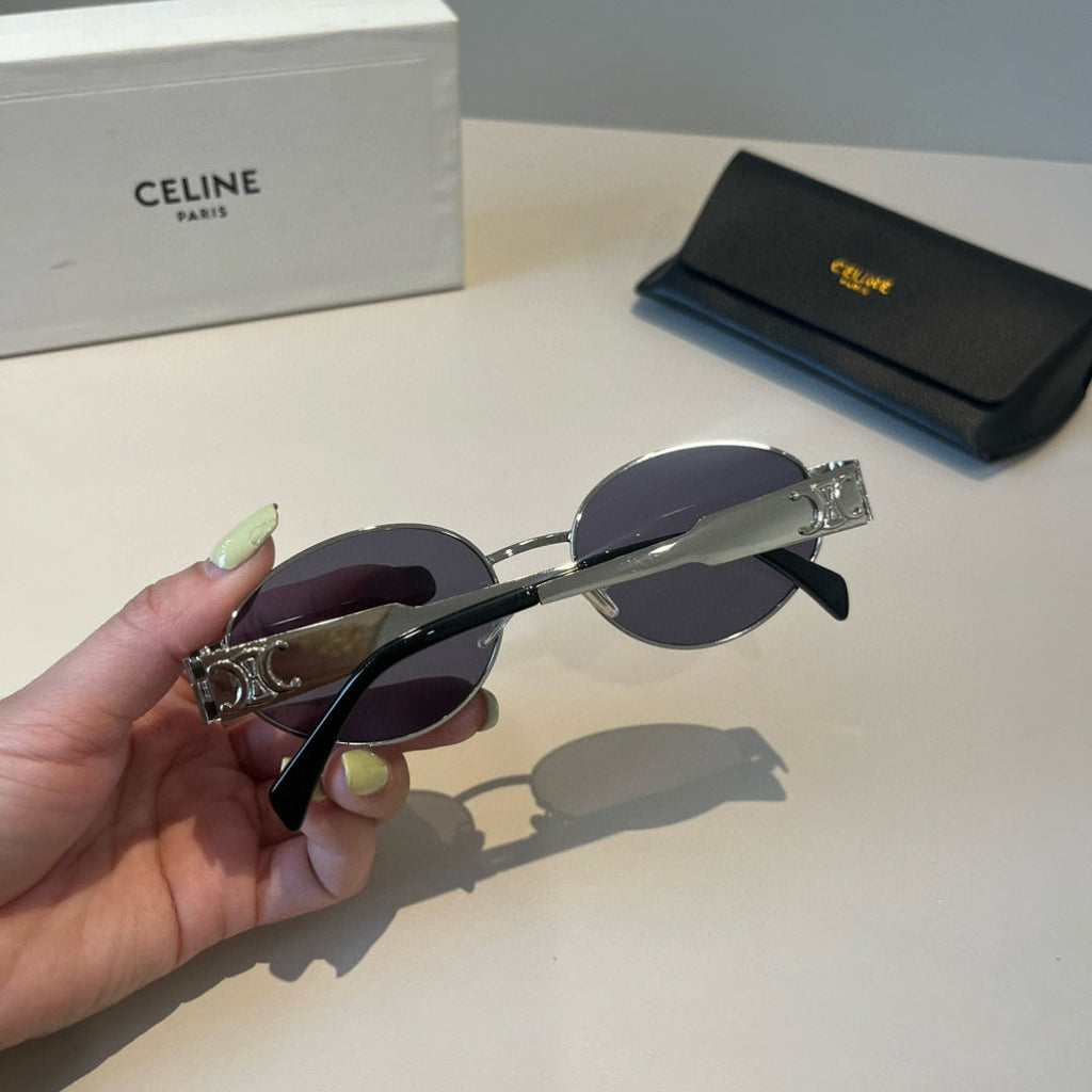 Celine Cat-Eye Silver Lens Sunglasses for Men & Women - 382521 - detail image 6