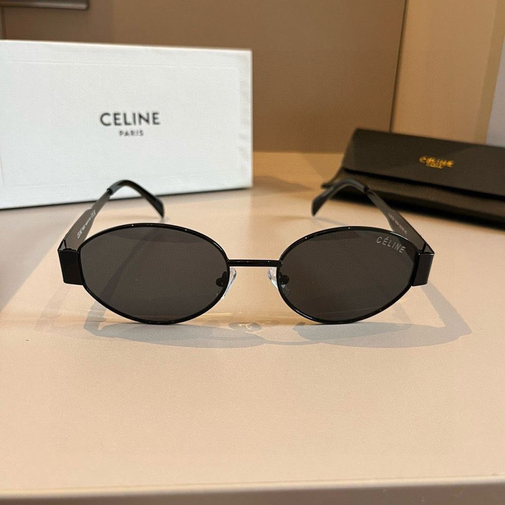 Celine Cat-Eye Silver Lens Sunglasses for Men & Women - 998073 - detail image 3