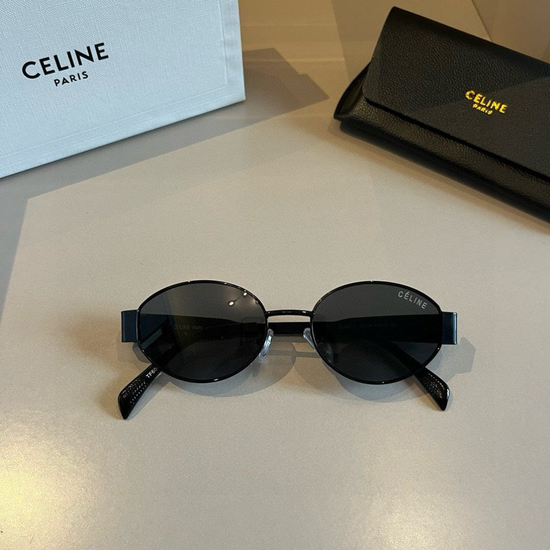 Celine Cat-Eye Silver Lens Sunglasses for Men & Women - 998073 - detail image 5
