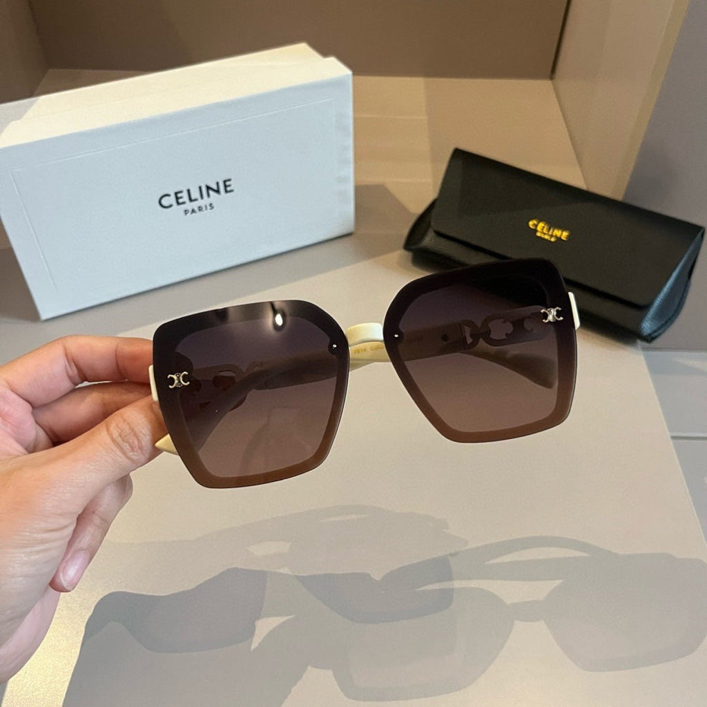 Celine Metal Fashion Gold Lens Sunglasses for Men & Women - detail image 8