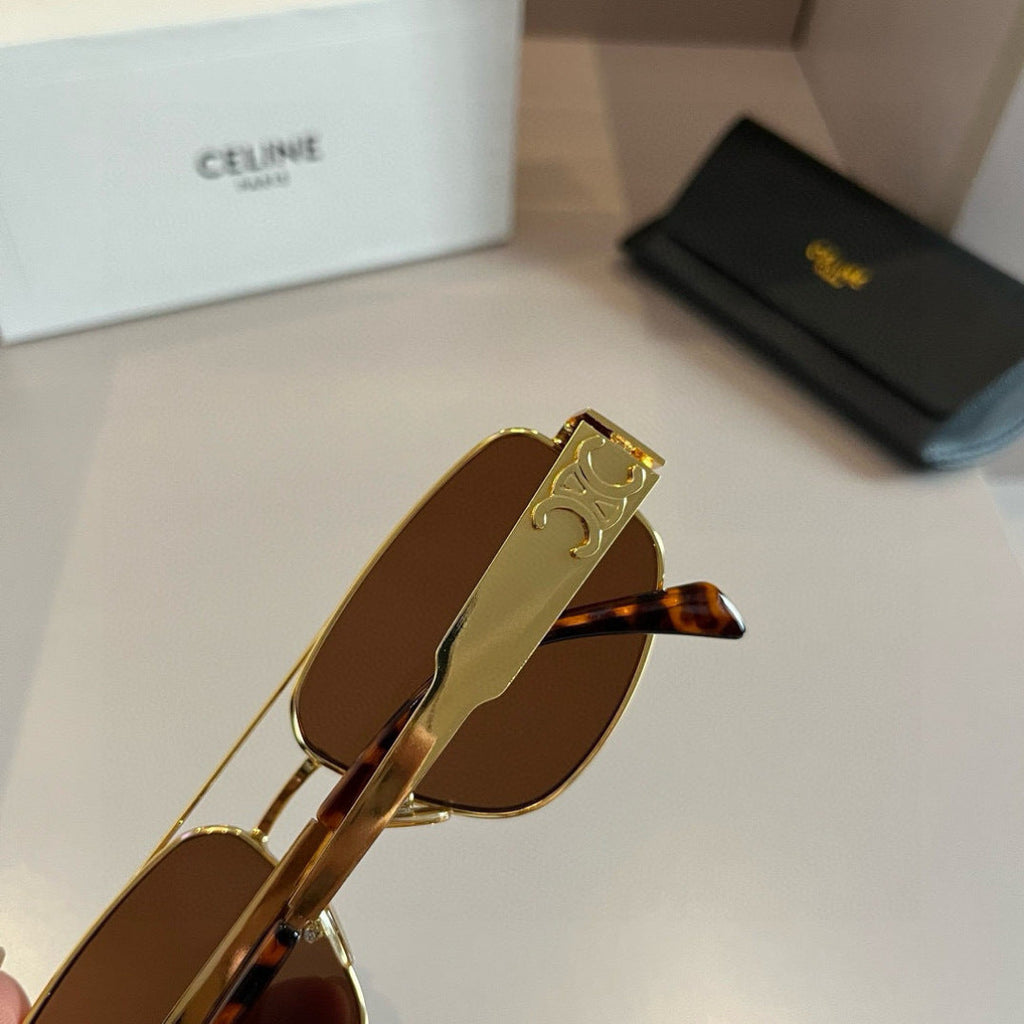 Celine Cat-Eye Brown Lens Sunglasses for Men & Women - 465510 - detail image 7
