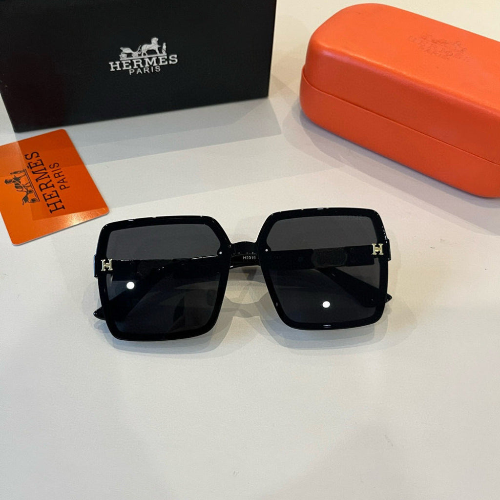 Hermès Round Black Lens Sunglasses for Women - detail image 7