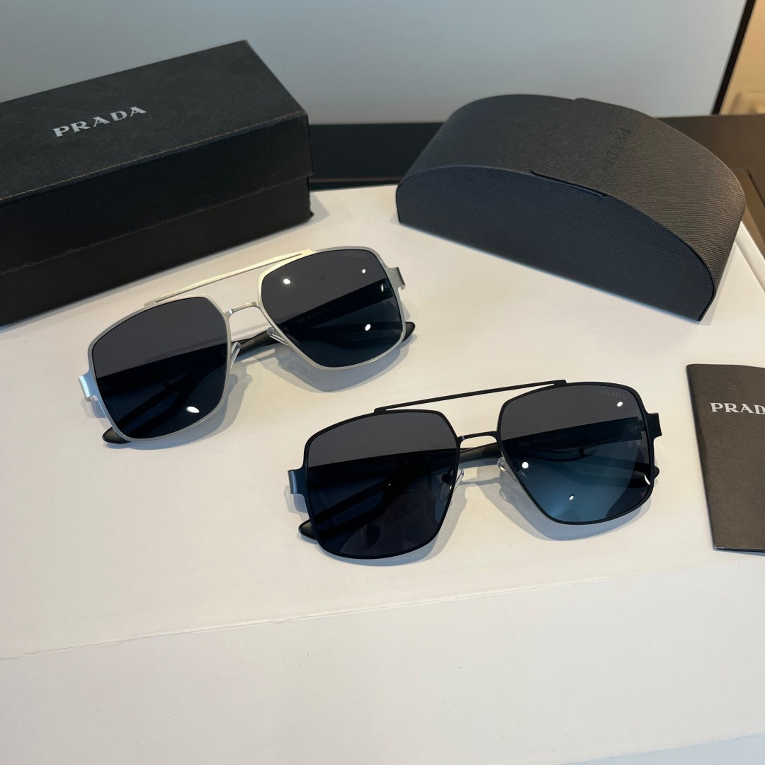 Prada Polarized Fashion Black Lens Sunglasses for Men - 432094 - detail image 11