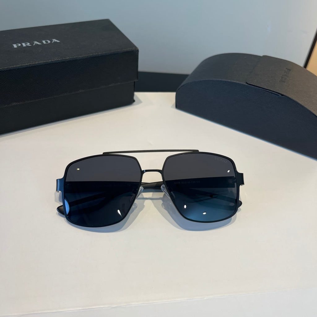 Prada Polarized Fashion Black Lens Sunglasses for Men - 432094 - detail image 9