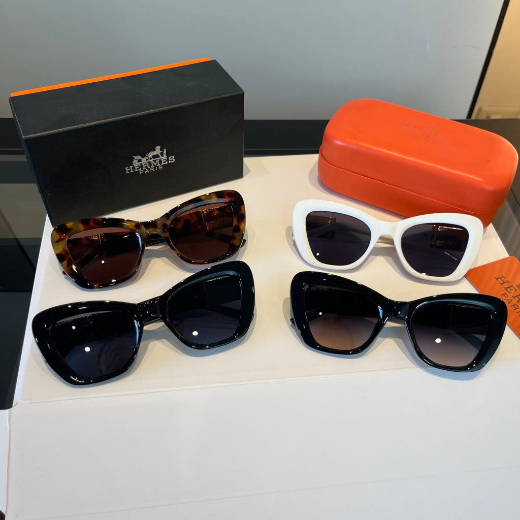 Hermès Oversized Black Lens Sunglasses for Women - 158683 - detail image 11